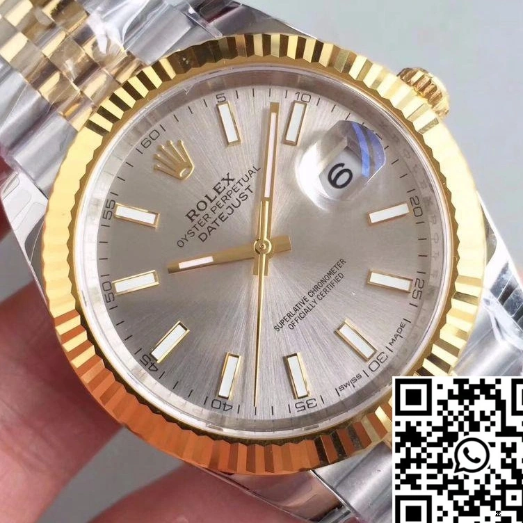 Rolex M126333-0004 EW Factory II Datejust Rhodium Dial 0517